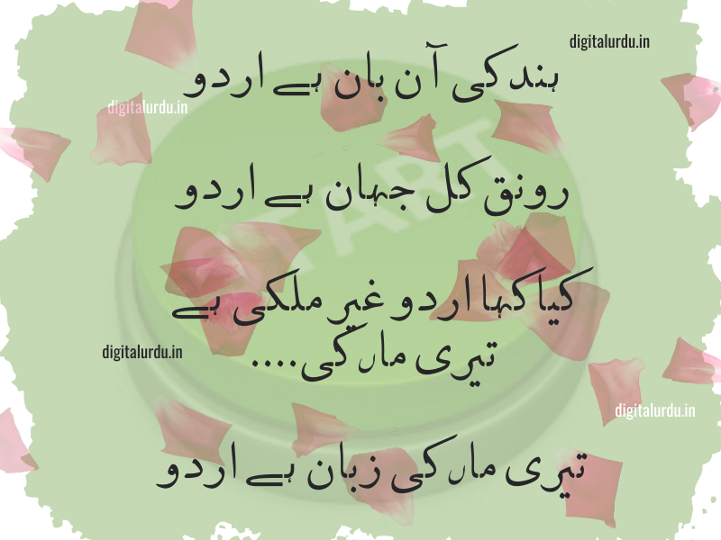 urdu shayeri