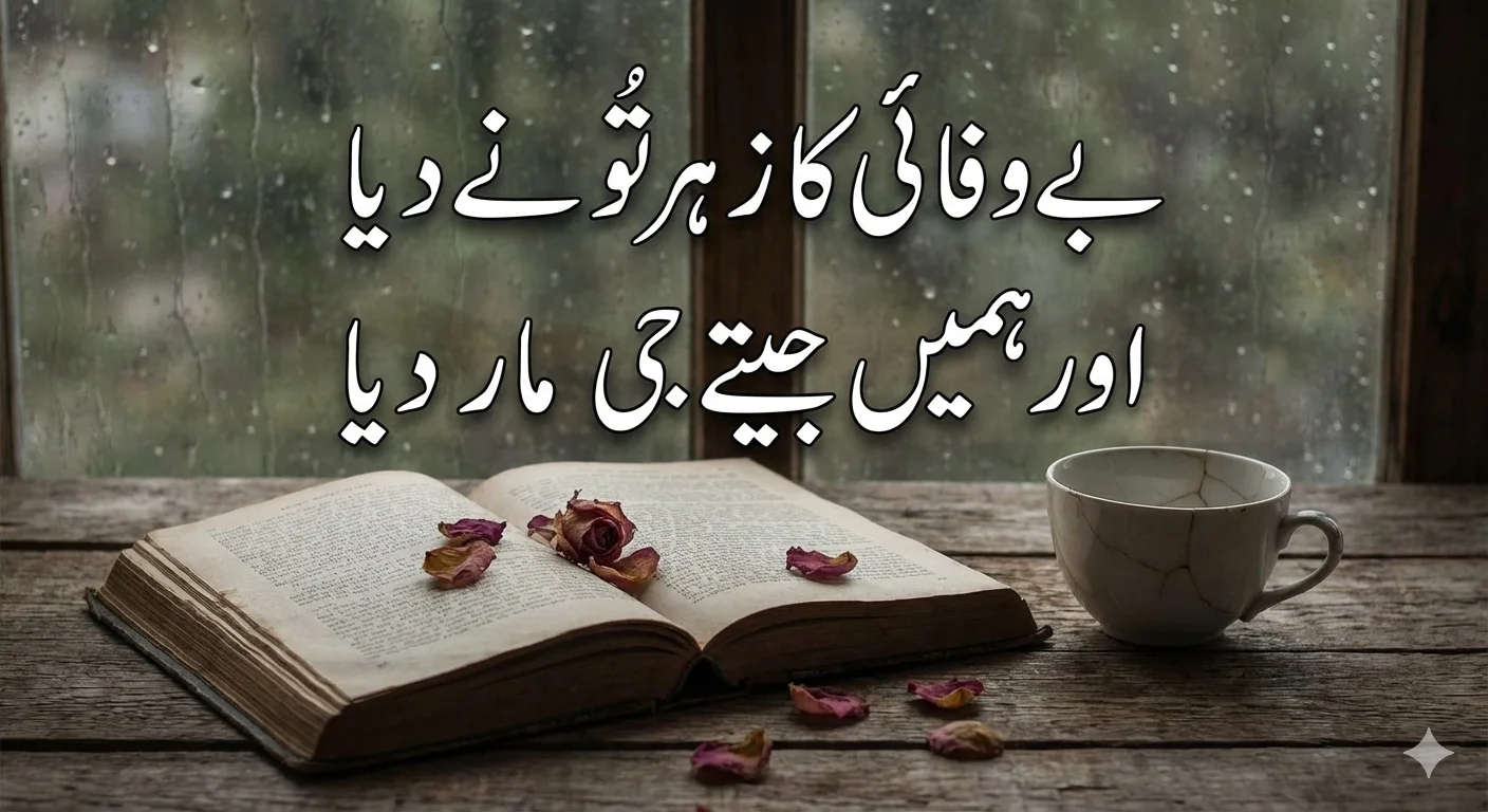 breakup sad shayari in urdu